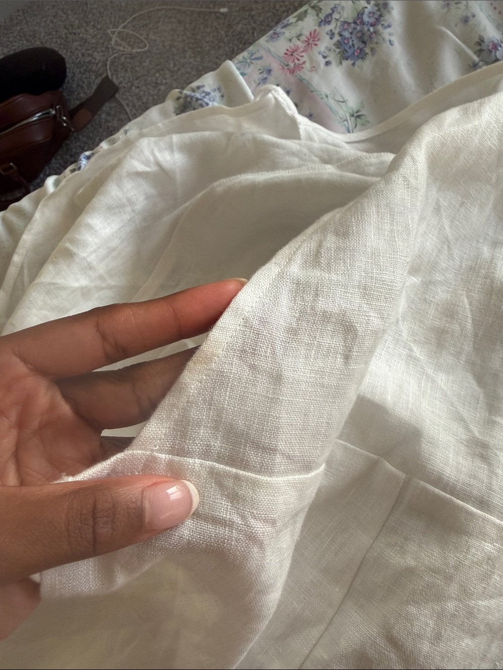 Reformation White Midi Wrap Dress - Picture 10 of 10
